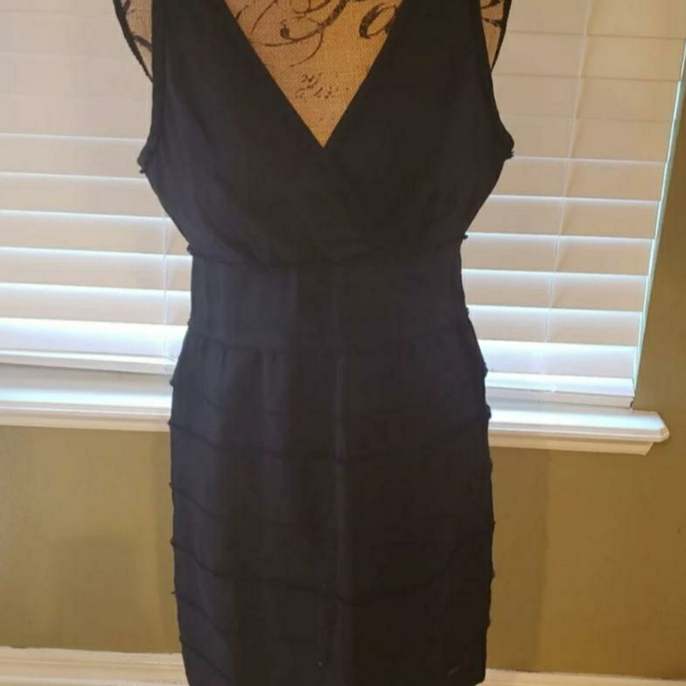 Talbots Black Linen Dress - Picture 1 of 10